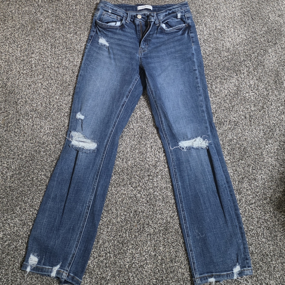 Flying Monkey Dark Blue Flare Jeans